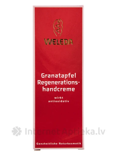 Weleda Granaatõuna noorendav kätekreem, 50 ml | internetaptieka.lv