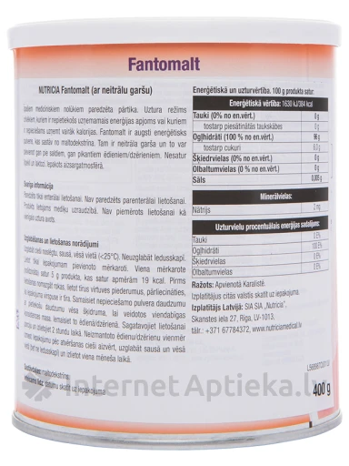 Fantomalt, 400 г | internetaptieka.lv