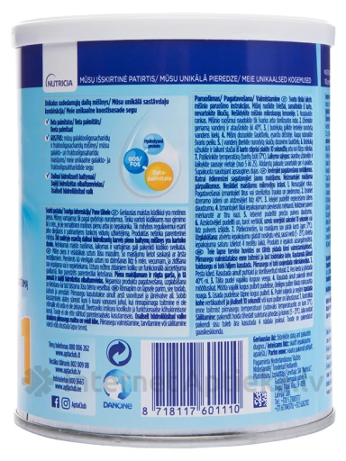 Aptamil COMFORT 1 spec. piena maisījums no dzimšanas, 400 g | internetaptieka.lv
