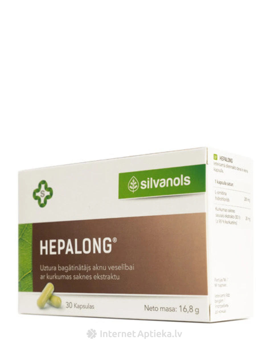 Silvanols Hepalong, 30 kаpsulas | internetaptieka.lv