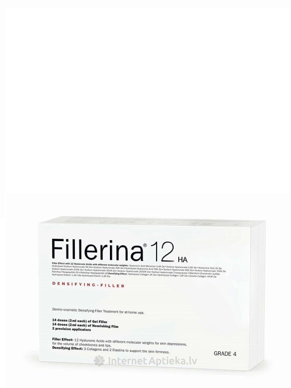 FILLERINA 12HA dermo-kosmētiskās pildvielas komplekts. Intensitāte 4, 1 gb. | internetaptieka.lv