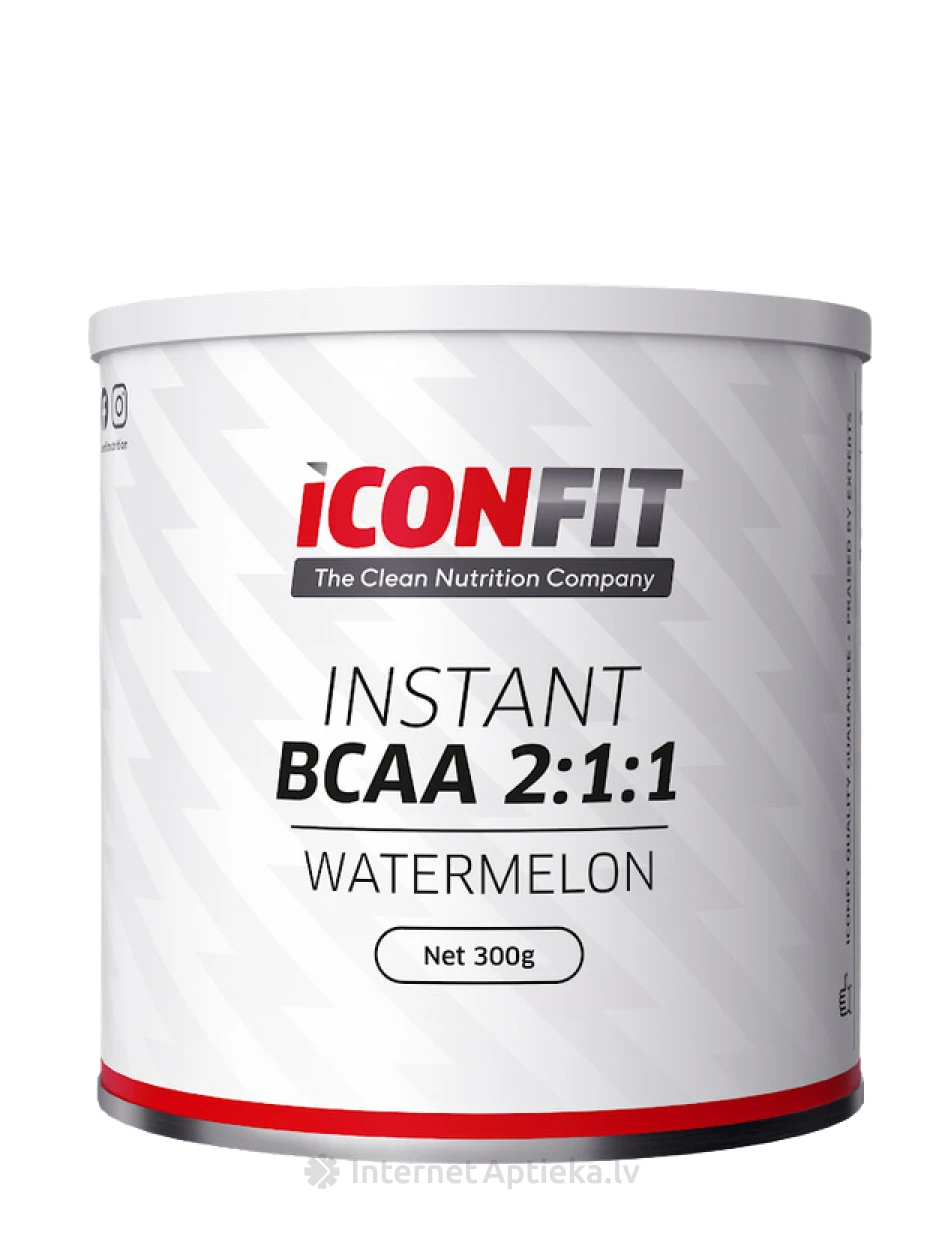 ICONFIT BCAA 2:1:1 – Watermelon, 300 g | internetaptieka.lv