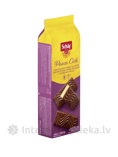 Schär Pausa Ciok bezglutēna kūciņas ar šokolādi, 350 g | internetaptieka.lv