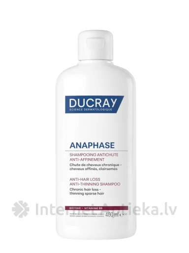 DUCRAY ANAPHASE+ шампунь, 400 МЛ | internetaptieka.lv