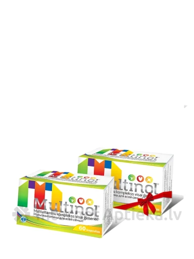 Multinoli komplekt, 2 x 60 kapslit | internetaptieka.lv