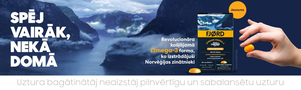 Izmēģini jaunumu - FJØRD STRONG OMEGA-3 Smart Gummies!
