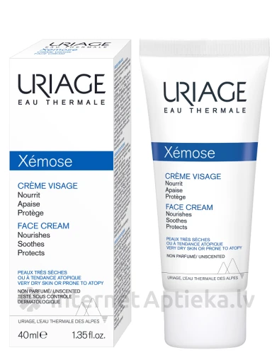URIAGE Xemose C8+ barojošs sejas krēms, 40 ml | internetaptieka.lv