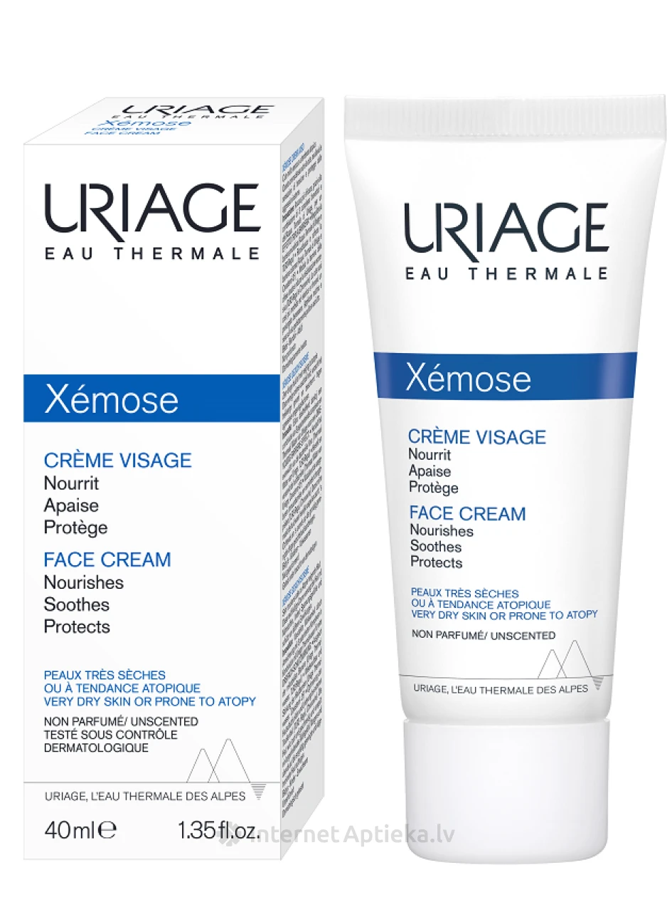 URIAGE Xemose C8+ barojošs sejas krēms, 40 ml | internetaptieka.lv