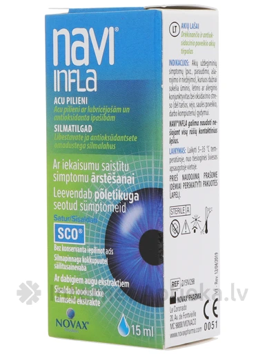 NaviInfla acu pilieni, 15 ml | internetaptieka.lv