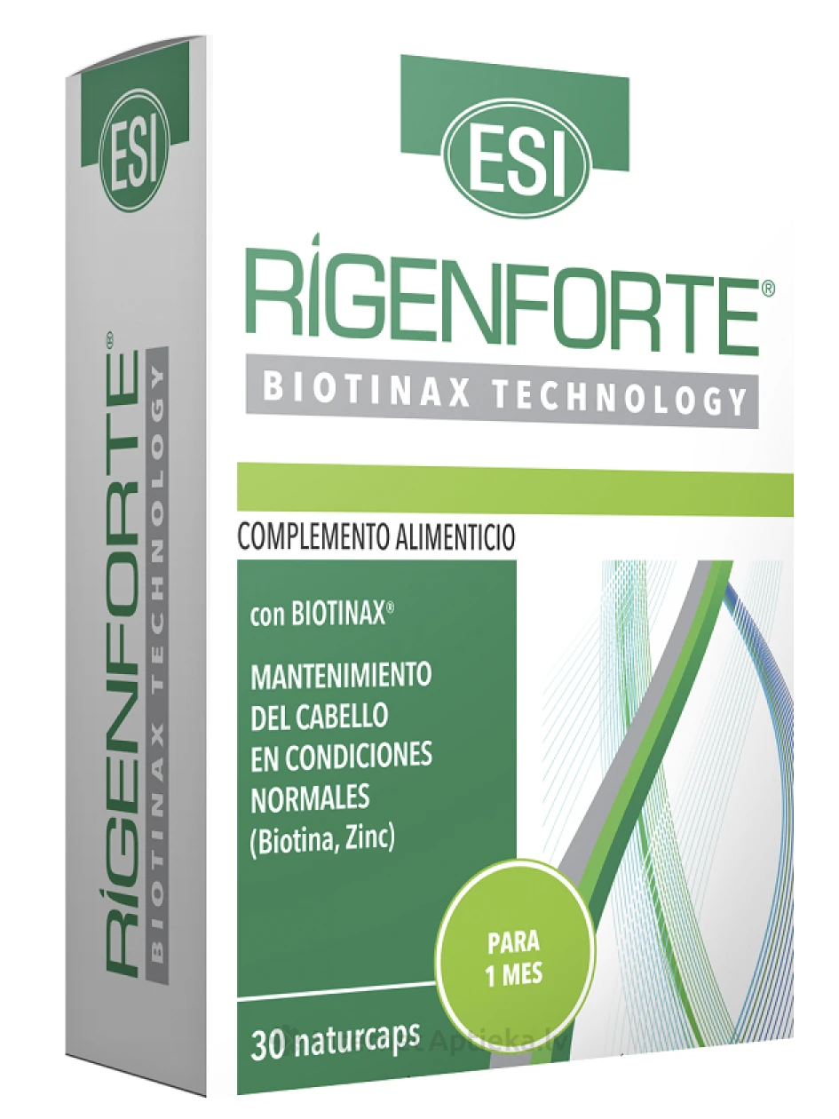 ESI Rigenforte (Zn,Se,L-metionīns,L-cistīns ,biotīns ,B6), 30 kapsulas | internetaptieka.lv