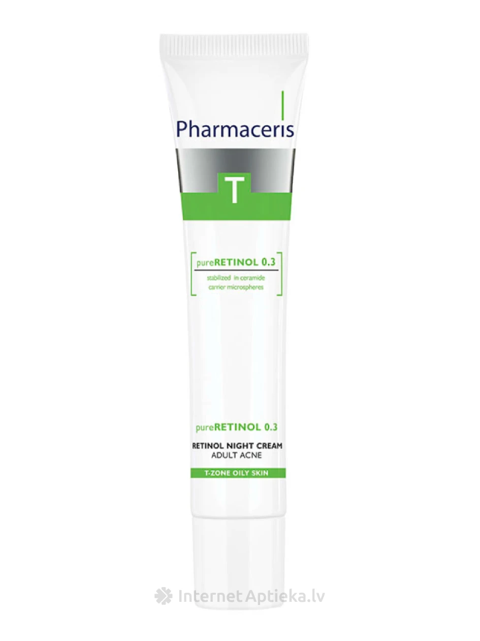Pharmaceris T pureRetinol 0,3 öökreem, 40 ml | internetaptieka.lv