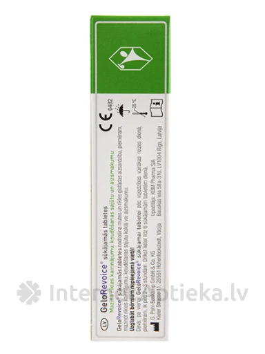 GeloRevoice Черная смородина-ментол, 20 шт. | internetaptieka.lv