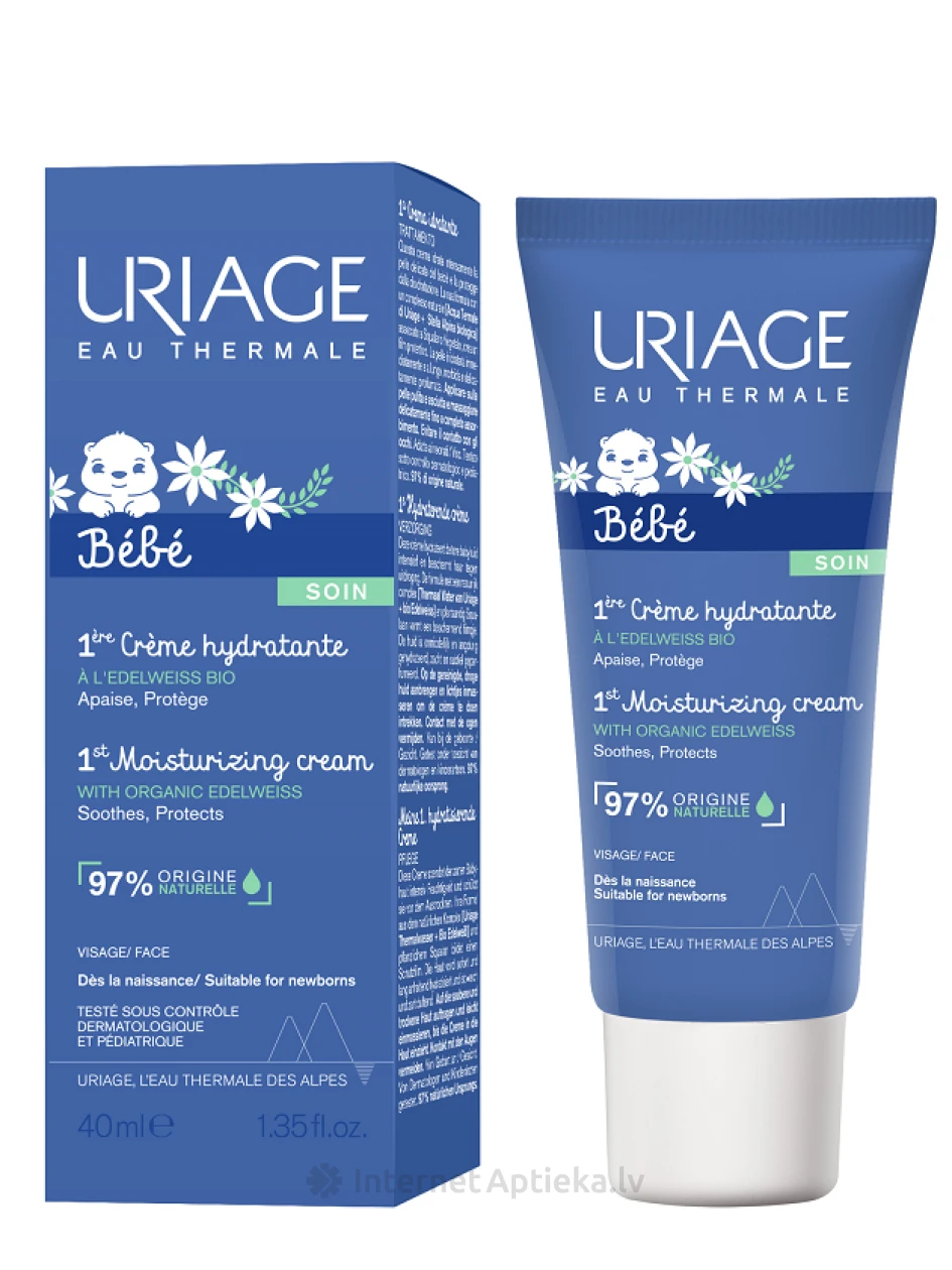 URIAGE Baby 1st Увлажняющий крем, 40 мл | internetaptieka.lv