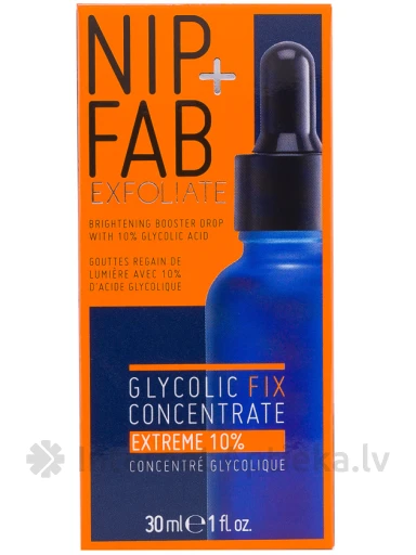 NIP+FAB glükooli kontsentraat näoseerum 10%, 30 ml | internetaptieka.lv
