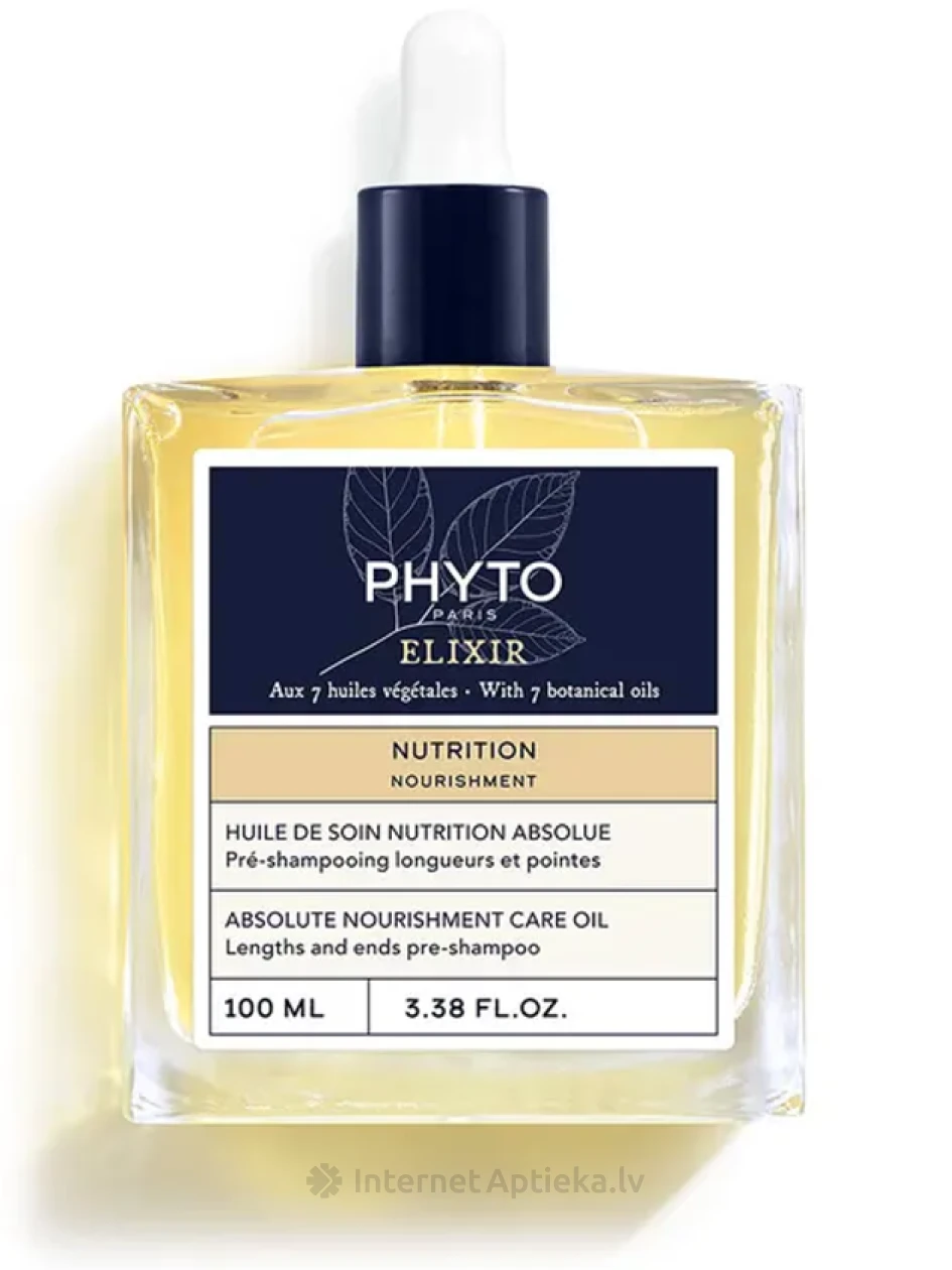 PHYTO NOURISHMENT barojošs pirmšampūns-eļļa sausiem matiem, 100 ml | internetaptieka.lv