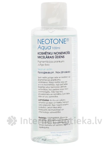ISISPHARMA NEOTONE AQUA balinošs micelārais ūdens, 100 ml | internetaptieka.lv