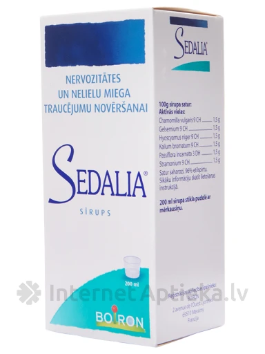 Sedalia siirup, 200 ml | internetaptieka.lv