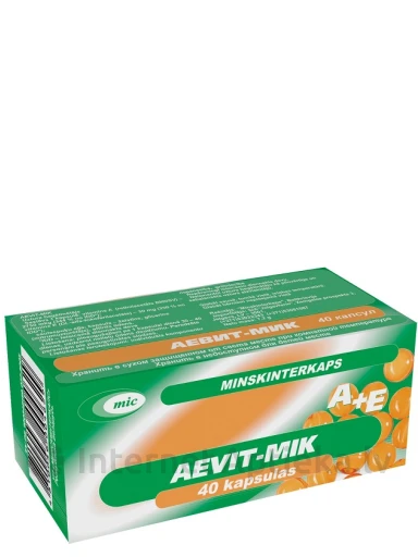 Aevit-MIK, 40 kapsulas | internetaptieka.lv