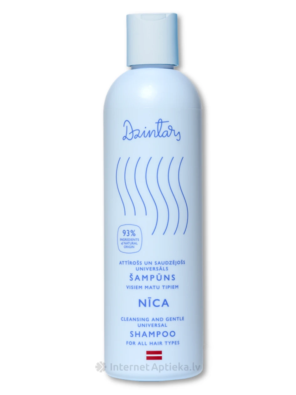 Dzintars Universāls šampūns visiem matu tipiem Nīca, 300 ml | internetaptieka.lv
