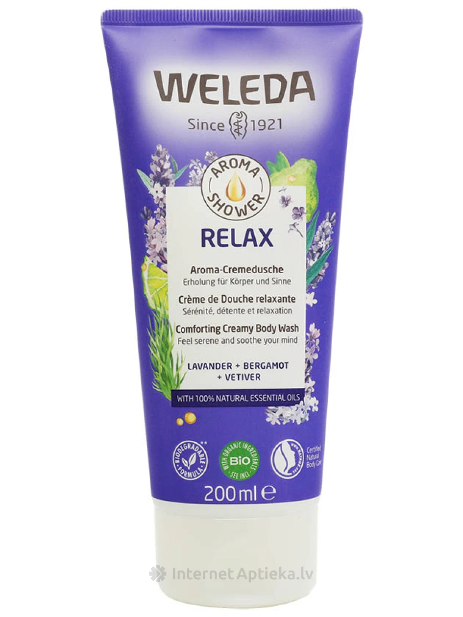 Weleda Крем для душа AROMA RELAX, 200 мл | internetaptieka.lv