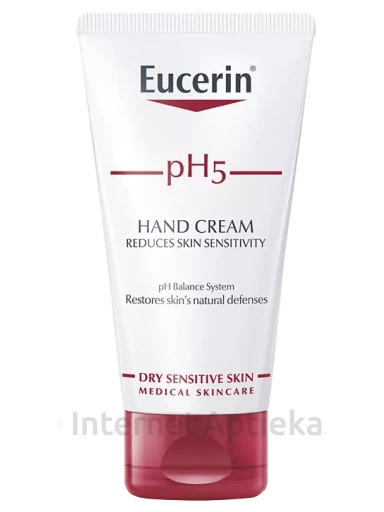 Eucerin pH5 roku krēms sausai, sasprēgājušai jutīgai ādai, 75 ml | internetaptieka.lv