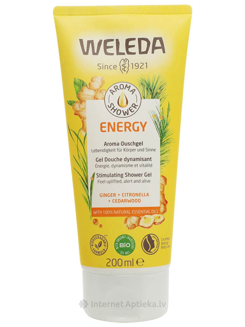 Weleda dušikreem AROMA ENERGY, 200 ml | internetaptieka.lv