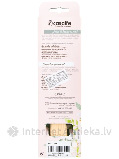 Casalfe Desenreda щетка для волос, мягкая, овальная, 1 шт. | internetaptieka.lv