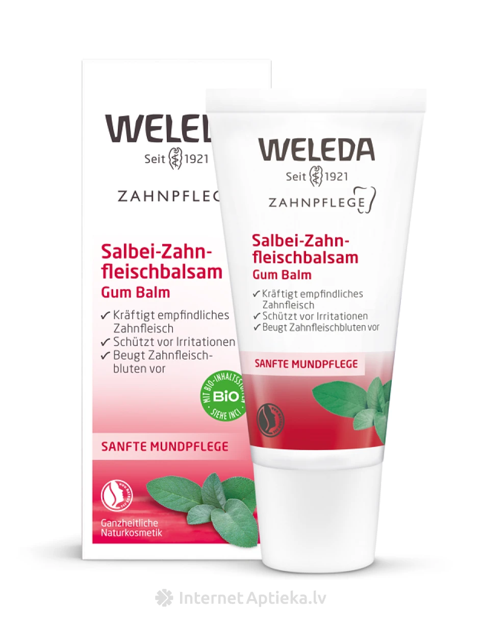 Weleda бальзам для чувствительных десен, 30 мл | internetaptieka.lv