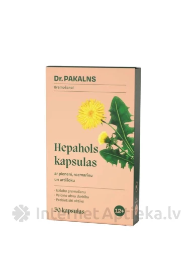 Dr.Pakalns Hepahols, 30 капсул | internetaptieka.lv