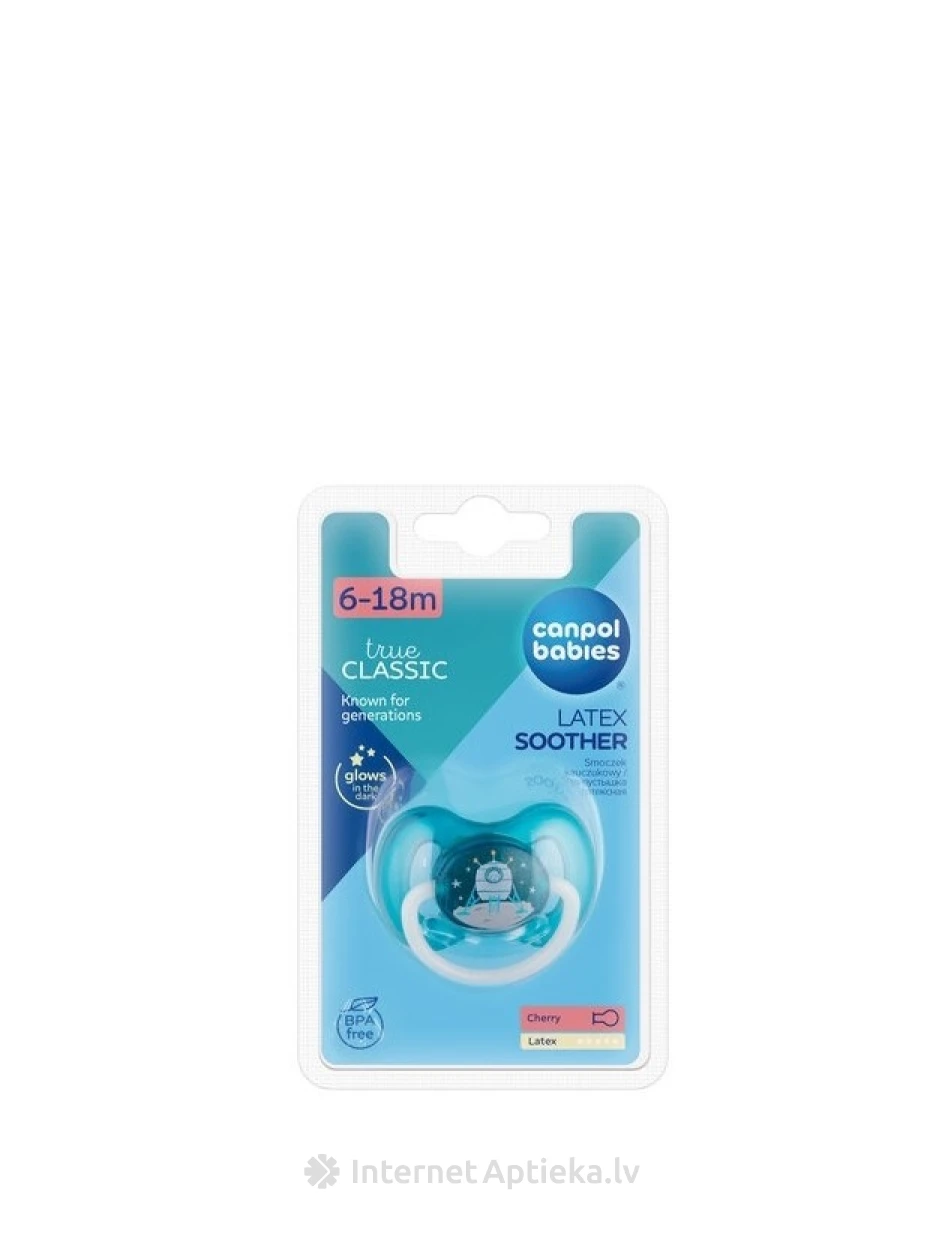 Canpol cоска-пустышка Космос - круглая, 1 шт. | internetaptieka.lv