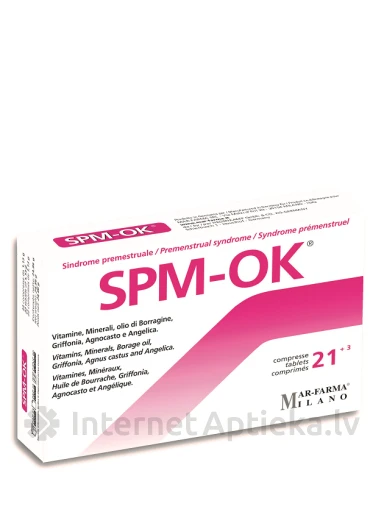 SPM-OK® биологически активная добавка, (21+3) таблетки | internetaptieka.lv