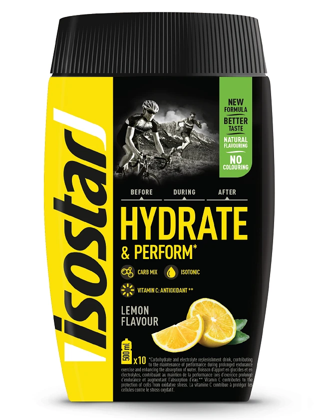 ISOSTAR Hydrate & Perform Lemon pulveris, 400 g