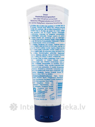 Bubcheni beebikreem halbade ilmastikutingimuste jaoks, 75 ml | internetaptieka.lv