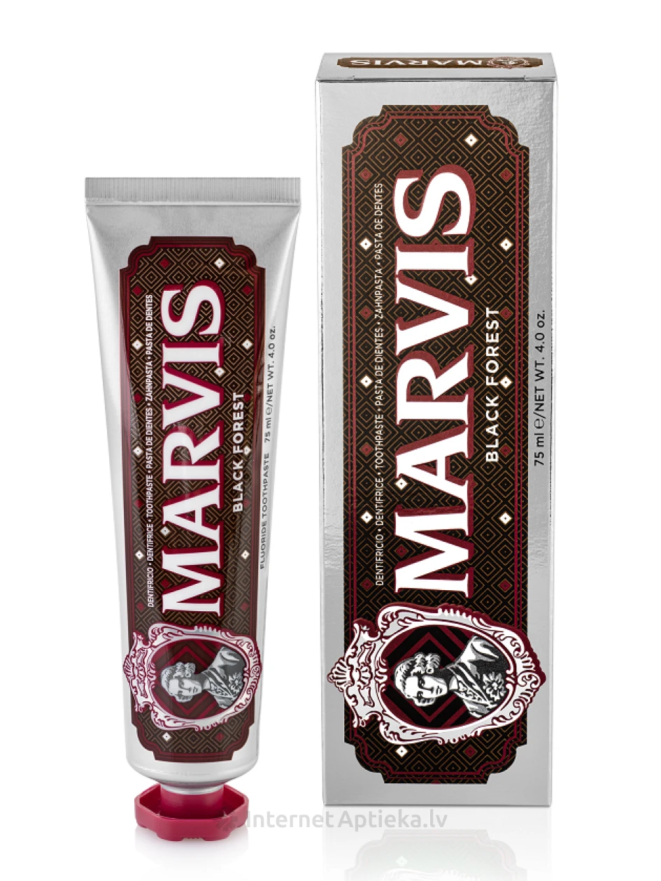 MARVIS Зубная паста «Шварцвальд» с шоколадом и мятой, 75 мл | internetaptieka.lv