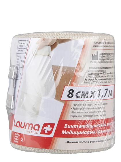 Lauma Medical эластичный бинт, 8см x 1.7м