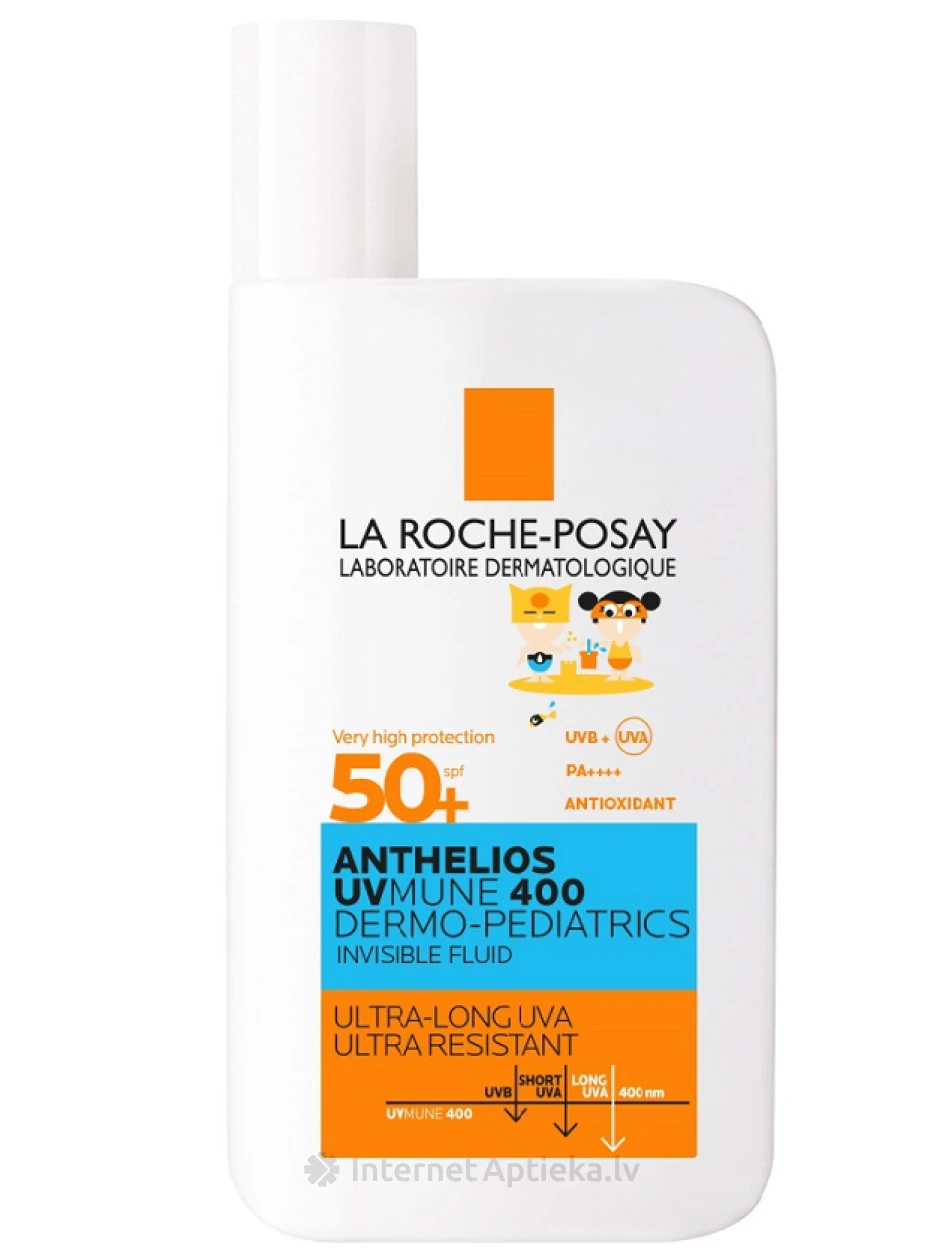 La Roche Posay Anthelios Uvmune 400 Invisible Fluid SPF 50+, 50 ml | internetaptieka.lv