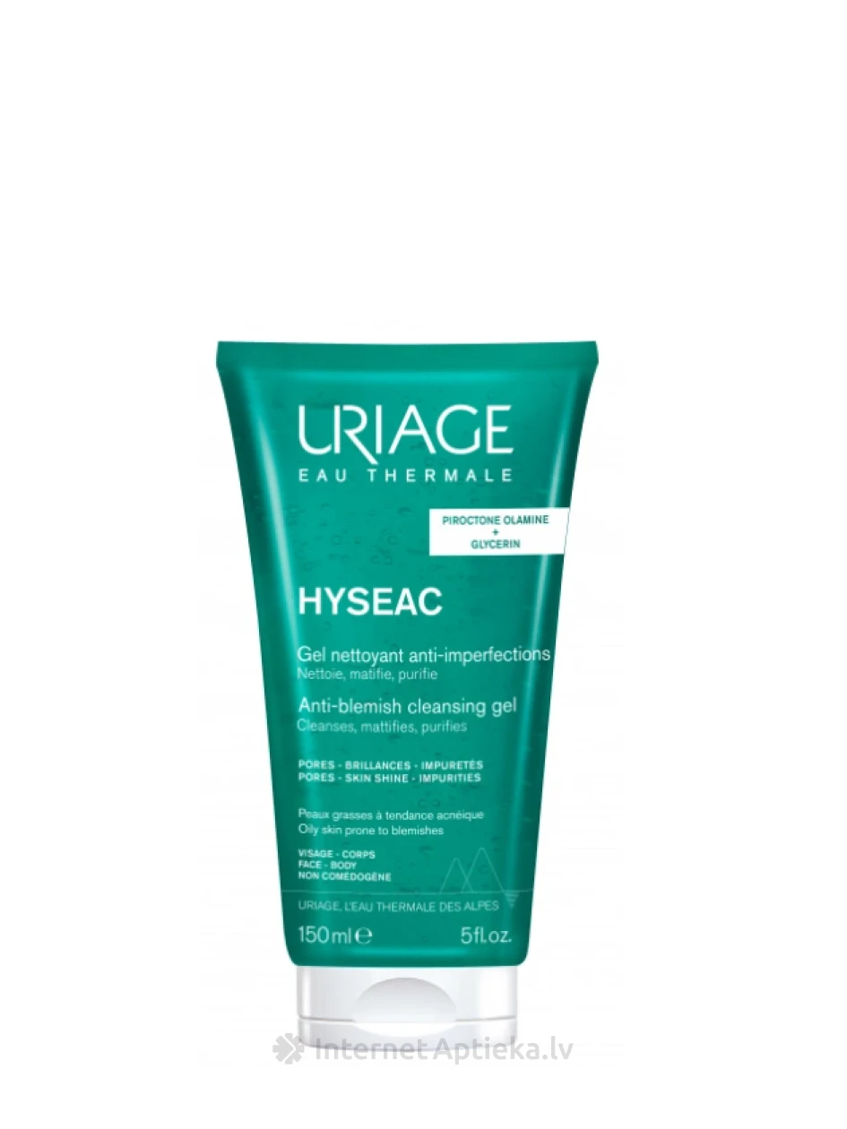 URIAGE Hyseac Мягкий очищающий гель, 150 мл | internetaptieka.lv
