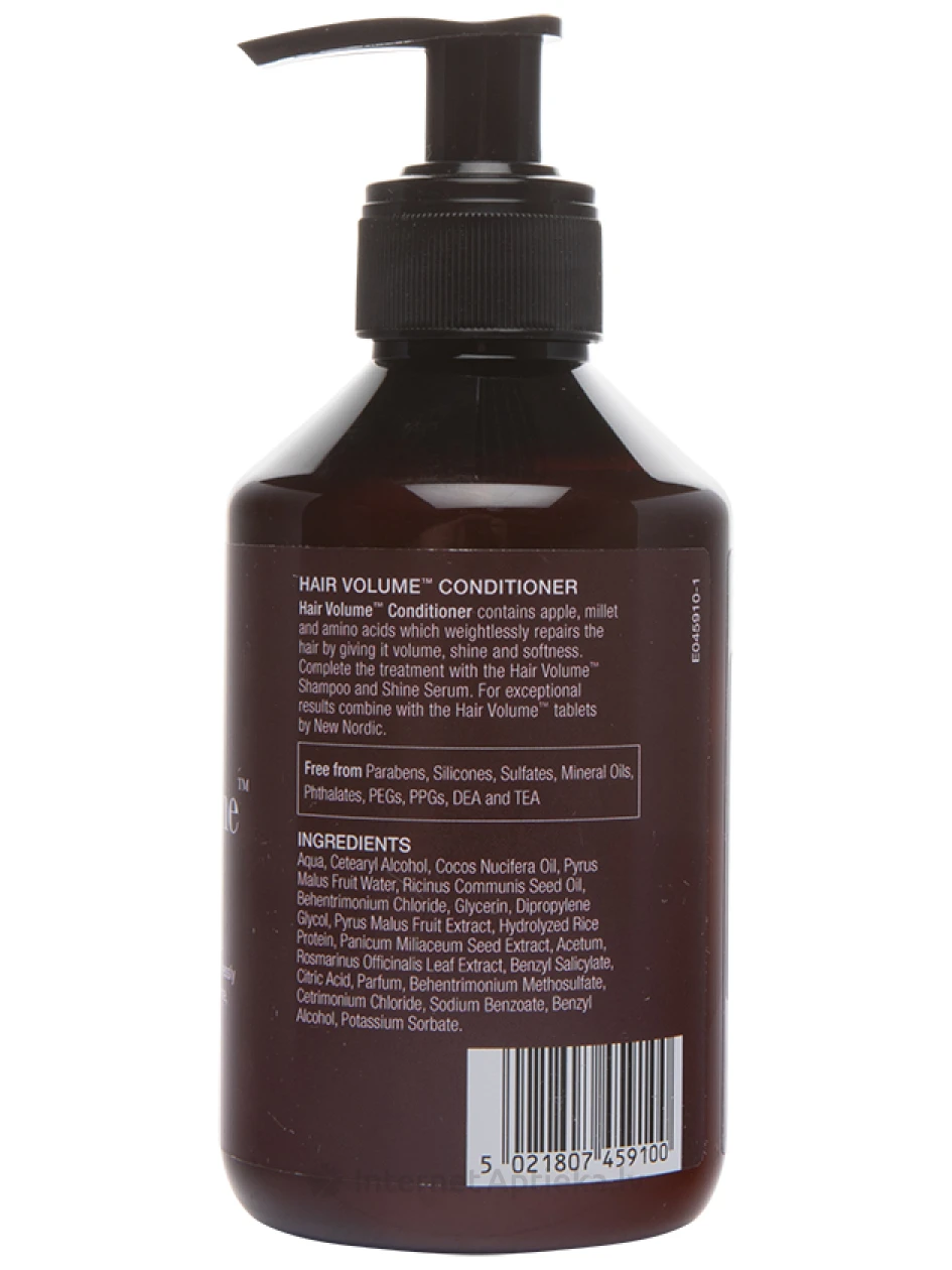 New Nordic HAIR VOLUME kondicionieris matu kuplumam, 250 ml | internetaptieka.lv