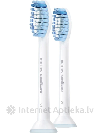 Philips Sonicare Zobu birstes galviņas Sensitive, 2 gb. | internetaptieka.lv