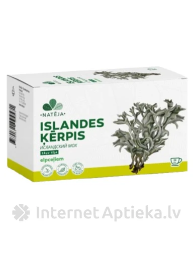 Natēja Islandes ķērpja tēja, 24 paciņas | internetaptieka.lv