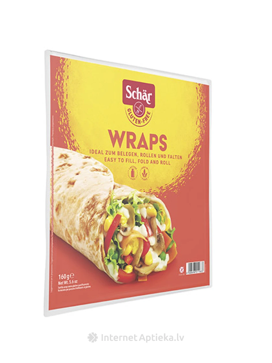 Schär Wraps безглютеновый Хлеб, 160 г | internetaptieka.lv