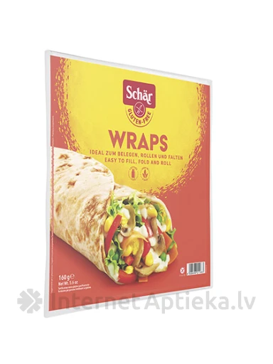 Schär Wraps безглютеновый Хлеб, 160 г | internetaptieka.lv