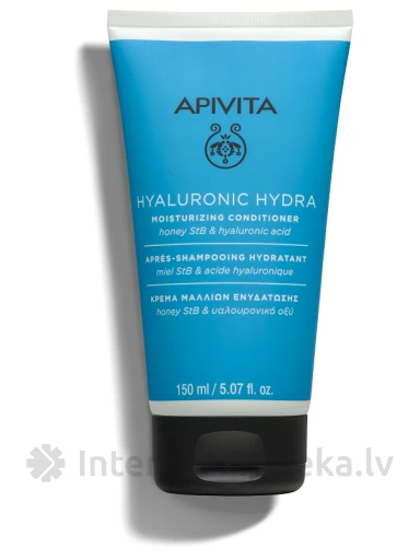 APIVITA HIALURONO HYDRA kondicionierius plaukams, 150 ml | internetaptieka.lv