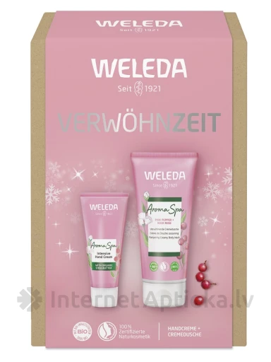 WELEDA Aroma Спа набор: гель для душа + крем для рук | internetaptieka.lv