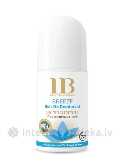 H&B Sieviešu dezodorants-rullītis Breeze Blue, 75ml | internetaptieka.lv