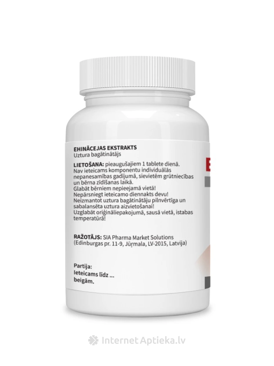 Echinacea ekstrakt, 30 tabletti | internetaptieka.lv