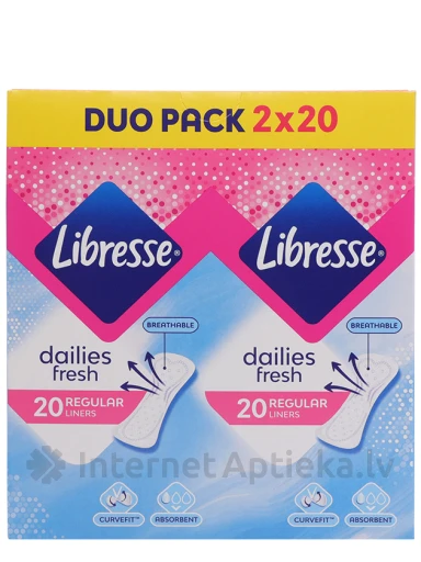 Libresse Extra Normal ieliktnīši ikdienai, 40 gb. | internetaptieka.lv