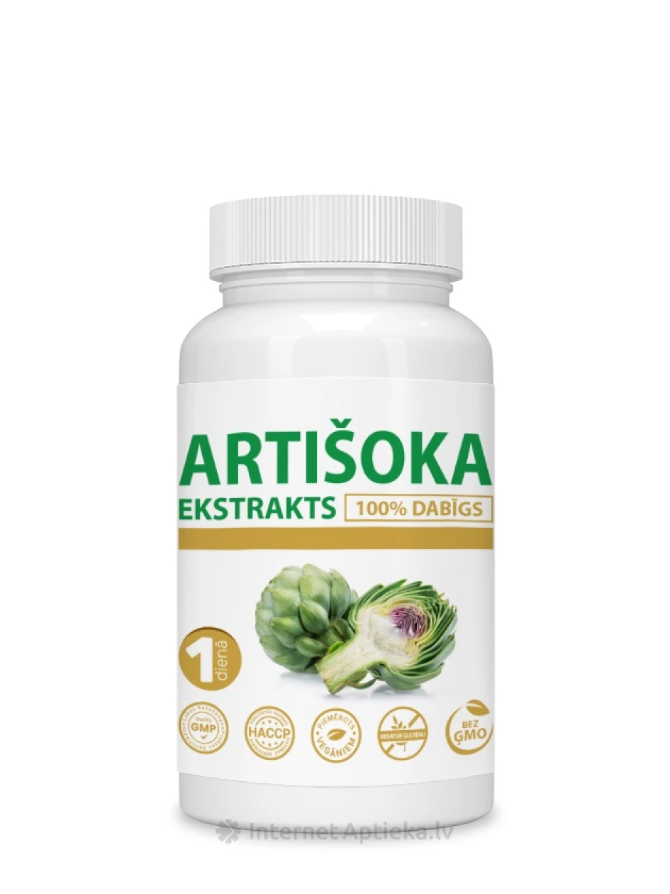 Artišoki ekstrakt kapslit, 30 tk. | internetaptieka.lv