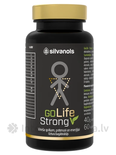 Silvanols GoLife Strong V kapsulas, 60 gb. | internetaptieka.lv