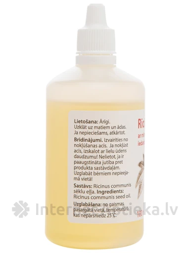 Rīcineļļa, 100 ml | internetaptieka.lv